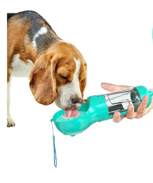 4 In 1 Pet Water Bottle/ Food Feeder/Drinker/Poop