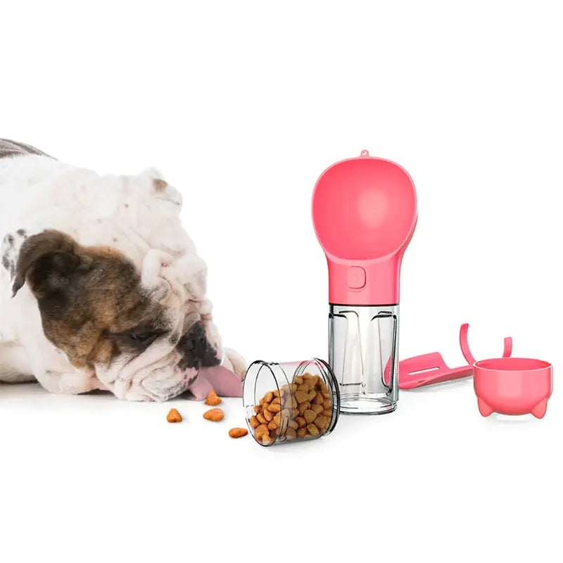 4 In 1 Pet Water Bottle/ Food Feeder/Drinker/Poop