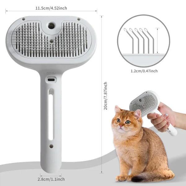 Pet Hair Removal Spray Brush